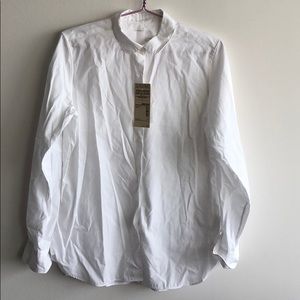 Plain white Organic Cotton White Shirt